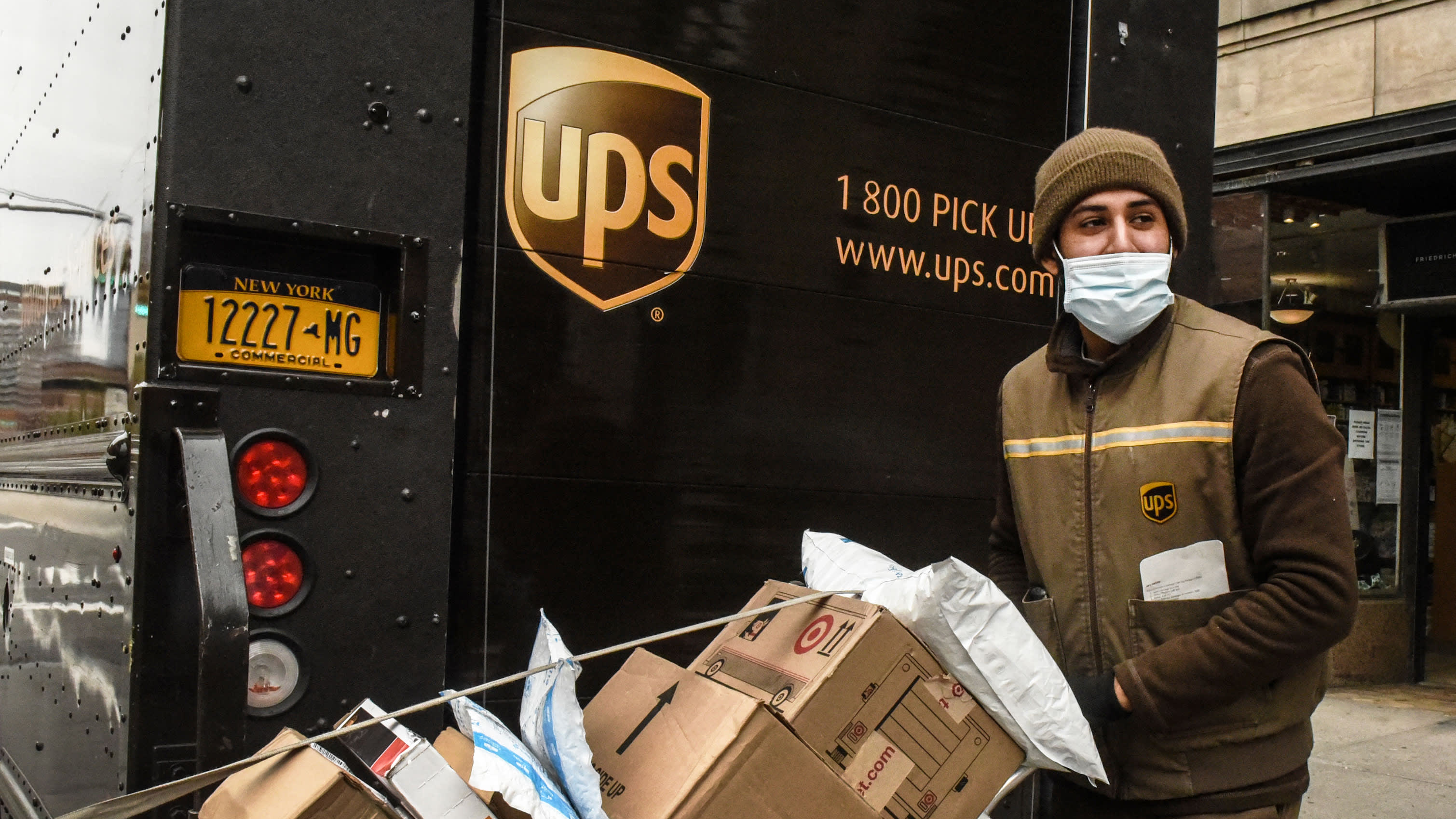 United Parcel Service shares plummet 12%, marking the worst performance in the S&P 500. 

Image Source: CNBC 