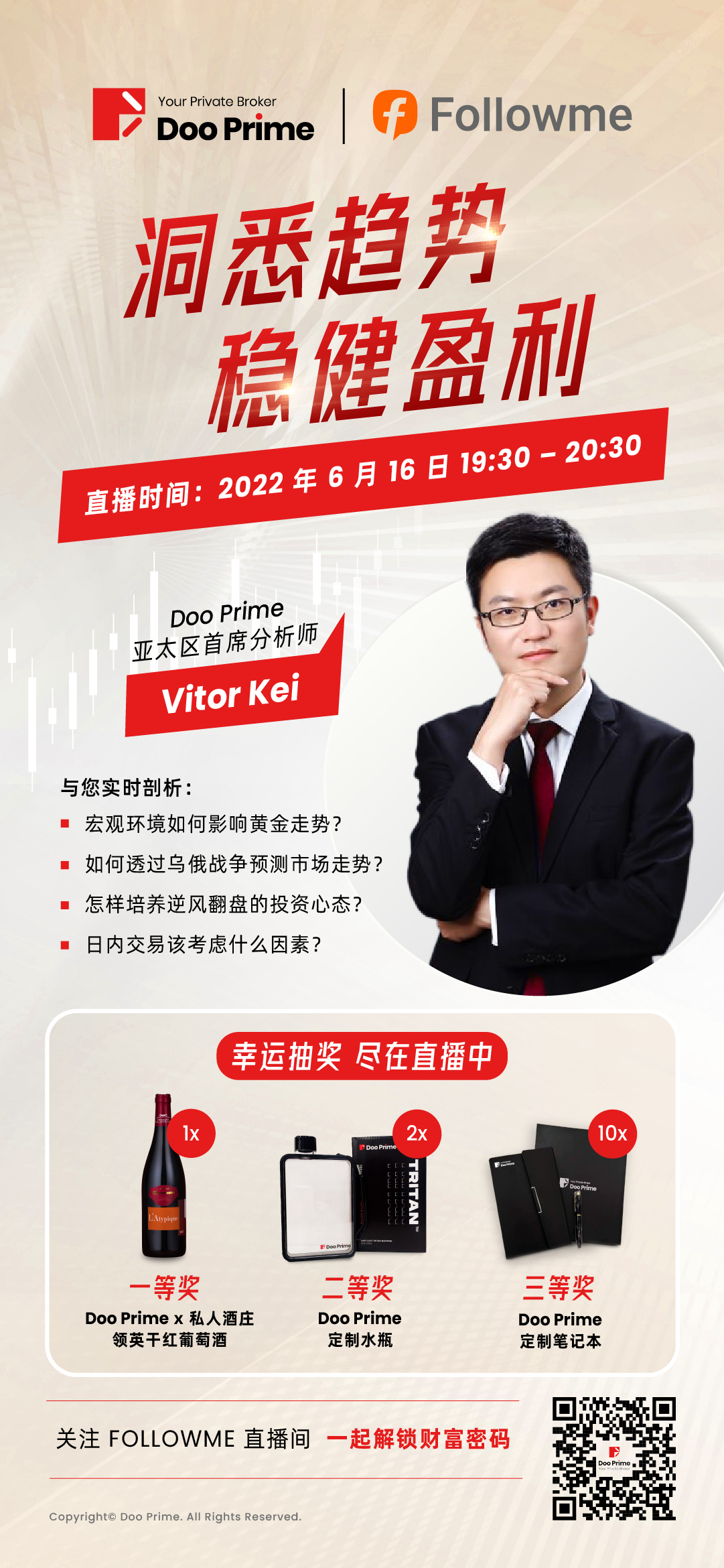 干货直播：Doo Prime 亚太区首席分析师在线分享实战交易策略